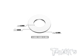 TA-130 4.5 x 10 x 0.1/0.5mm Stainless Steel Shim Washer ( 10pcs. )