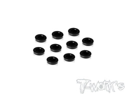 TA-139BK Aluminum 3mm Bore Washer 1.25/1.75/2.25/2.75/3.25/3.75mm ( Black ) 10pcs.