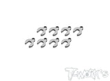 TA-152	Stainless Steel 3mm C Type Suspension Spacer 0.5mm/1mm/2mm( 8pcs. )