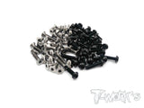 TASS-4X 64 Titanium &7075-T6 Screw set( For Serpent Project 4X  )
