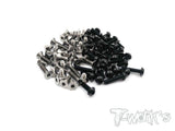 TASS-T4-20 64 Titanium &7075-T6 Screw set 93pcs.(For Xray T4 2020)