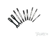 TB-030 Team C T8 & T8E Titanium Turnbuckle Set