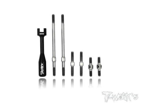 TB-049 Xray RX8/RX8 2012 Titanium Turnbuckle Set