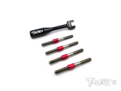 TB-054H Hybrid Titanium Turnbuckle Set For SWorkz S104 EK1