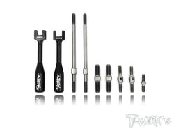 TB-058 Serpent Viper 977 Titanium Turnbuckle Set