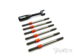 TB-060H Hybrid Titanium Turnbuckle Set For Serpent Spyder SRX-2 RM