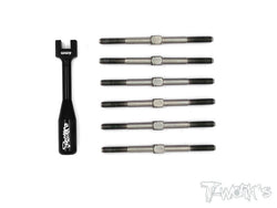 TB-060 64 Titanium Turnbuckle Set For Serpent Spyder SRX-2 RM