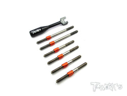 TB-074H Hybrid Titanium Turnbuckle Set For Hot Bodies D413