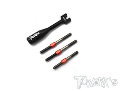 TB-080H Hybrid Titanium Turnbuckle Set For Xray X1