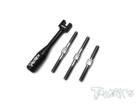TB-080 64 Titanium Turnbuckle Set For Xray X1