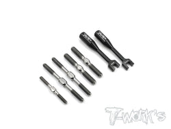 TB-084  Titanium Turnbuckle Set For(Mugen MBX-7R /MBX 8/Mugen MBX8 ECO/Mugen MBX8R)