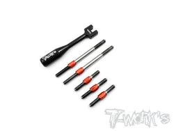 TB-089H Hybrid Titanium Turnbuckle Set For Serpent 733