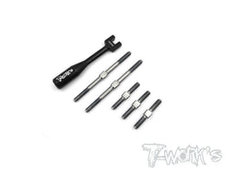 TB-089 64 Titanium Turnbuckle Set For Serpent 733