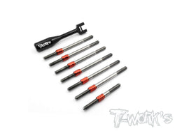 TB-096H  Hybrid Titanium Turnbuckle Set ( For Serpent Spyder SRX4 )