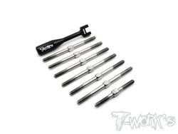 TB-096  64 Titanium Turnbuckle Set ( For Serpent Spyder SRX4 )