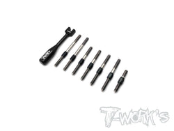 TB-108H 64 Titanium Turnbuckle Set For Schumacher Mi6