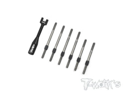 TB-113H  64 Titanium Turnbuckle Set For Schumacher Cat K2