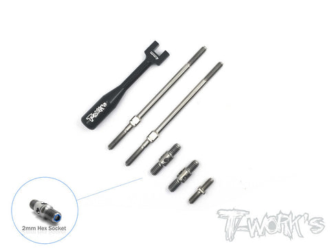 TB-117 64 Titanium Turnbuckle Set ( For ARC R80 2016 )