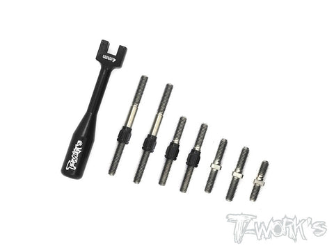 TB-126H Hybrid Titanium Turnbuckle Set  ( For Yokomo YD2 / YD-2 EX )