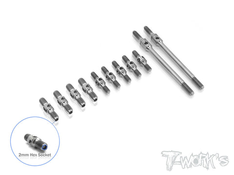 TB-169 64 Titanium Turnbuckle Set ( For Mugen MRX-6R)