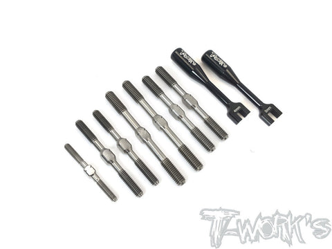 TB-179 64 Titanium Turnbuckle Set ( For Xray XB8 2019 )