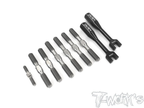 TB-184 64 Titanium Turnbuckle Set ( For Serpent SRX8 GT  )