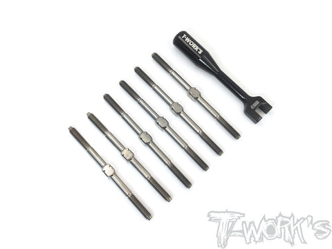 TB-189 64 Titanium Turnbuckle Set ( For Yokomo YZ-2 CAL 3 )