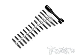 TB-256	64 Titanium Turnbuckle Set ( For Schumacher MI8 )