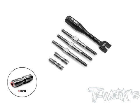 TB-274	 64 Titanium Turnbuckle Set ( For Xray X1 2023 )