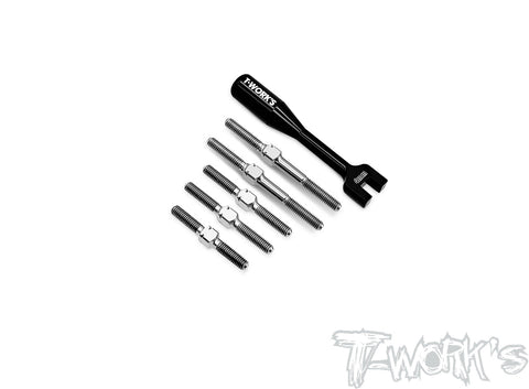 TB-279	64 Titanium Turnbuckle Set ( For Xray X4 2023/2024 )