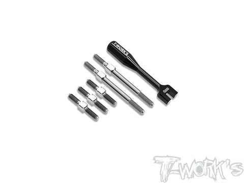 TB-305	64 Titanium Turnbuckle Set( For Serpent 750e NATRIX )