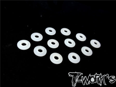 TE-124 Teflon Shock Shaft Guides ( For Xray T4/T4'19/T4'20/T4F )   12pcs.