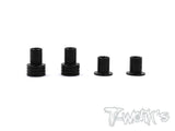 TE-146-A 7075-T6 Alum. Caster Hat Bushings A ( For Team Associated RC10 B6/B6D/B64/B64D/B6.1/RC10T6.1  ) 2 each of 0deg,3deg.