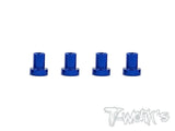 TE-146-C 7075-T6 Alum. Caster Hat Bushings C ( For Team Associated RC10 B6/B6D/B64/B64D/B6.1/RC10T6.1  ) 4pcs. 1.5 deg.