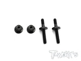 TE-152 Extend Battery Post With 5.5mm Locknuts( Team Associated RC10 B6/B6D/B6.1/RC10T6.1  )