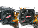 TE-159 7075-T6 Alum.30-40mm Fan Mount  ( For Xray T4'15/16/17/18/T4 2019/T4'20 )