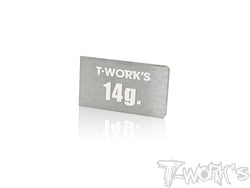TE-207-B  	Adhesive Type 14g Tungsten Balance Weight  ( For Xray T4'18/19/20 & Yokomo BD9/10 )