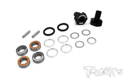 TE-231-BD10-B	6mm Bearing Wheel Hub Axle +1mm ( Yokomo BD10 ) 2pcs.