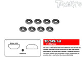 TE-243-A  Alum. Washer For Suspension Arm 3 x 10 x 1/1.5/2/2.5/3/3.5mm  ( 8 pcs.)