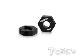 TE-244-F-4	7075-T6 Alum Clip Wheel Adapter 4mm（ For Team Associated RC10 B74.2/B74.1/B74/ B6.4/B6.3/B6.2/B6.1/）2pcs.