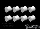 TE-238-B  12mm Truck Wheel White (  TLR 22T 4.0 )  4/8pcs.