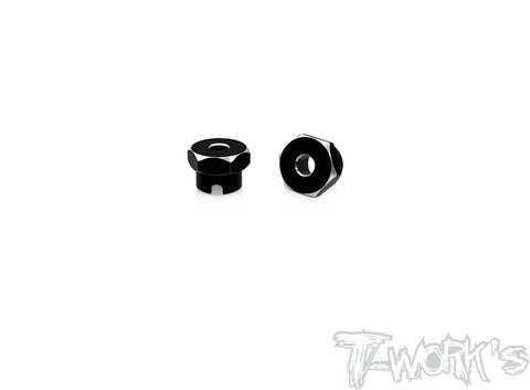 TE-241	7075-T6 Alum. 12mm Hex Wheel Adapter For AE RC10 1/4 " Axle  ( For Kyosho Optima Rims Compatible )