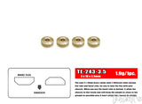 TE-243     Brass Washer For Suspension Arm 3 x 10 x 1/1.5/2/2.5/3/3.5mm  ( 4 pcs.)