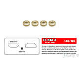 TE-243     Brass Washer For Suspension Arm 3 x 10 x 1/1.5/2/2.5/3/3.5mm  ( 4 pcs.)