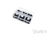 TE-243-A  Alum. Washer For Suspension Arm 3 x 10 x 1/1.5/2/2.5/3/3.5mm  ( 8 pcs.)