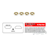 TE-243-S	    Brass Washer Set For Suspension Arm 3 x 7.5 ( Each 8pcs. )