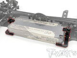 TE-257-X4-B   Easy-Snap Battery Holder Set ( Xray X4'23/22 , T4 ) Brass