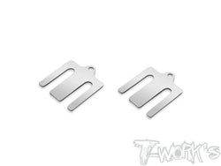 TE-B7-A-0.5  Stainless Steel 0.5mm Bulkhead Shim ( For Team Associated RC10 B7 ) 2pcs.