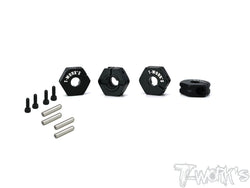 TE-TC01-M Clip 12mm Wheel Adapter ( For Tamiya TC-01 ) 4pcs.