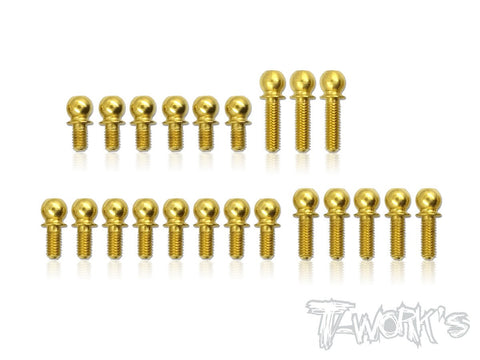 TN-001-T419 Titanium Nitride Ball End set ( For Xray T4'19 )